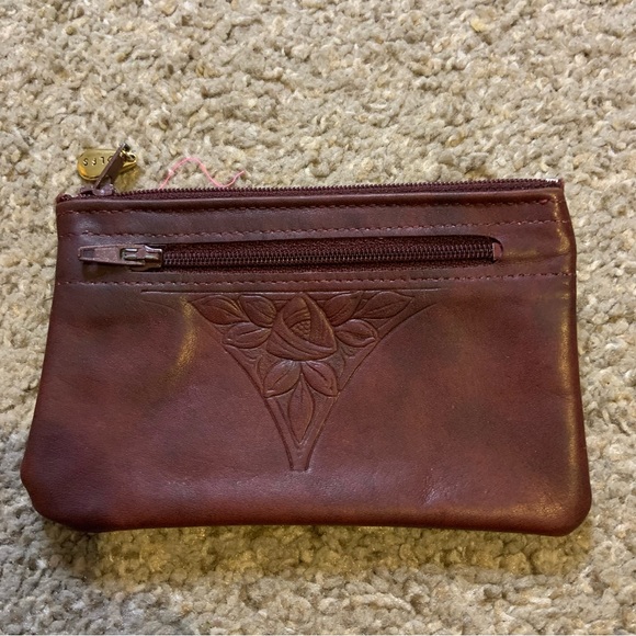 Rolfs Bags Vintage Rolfs Deep Red Leather Coin Purse Poshmark